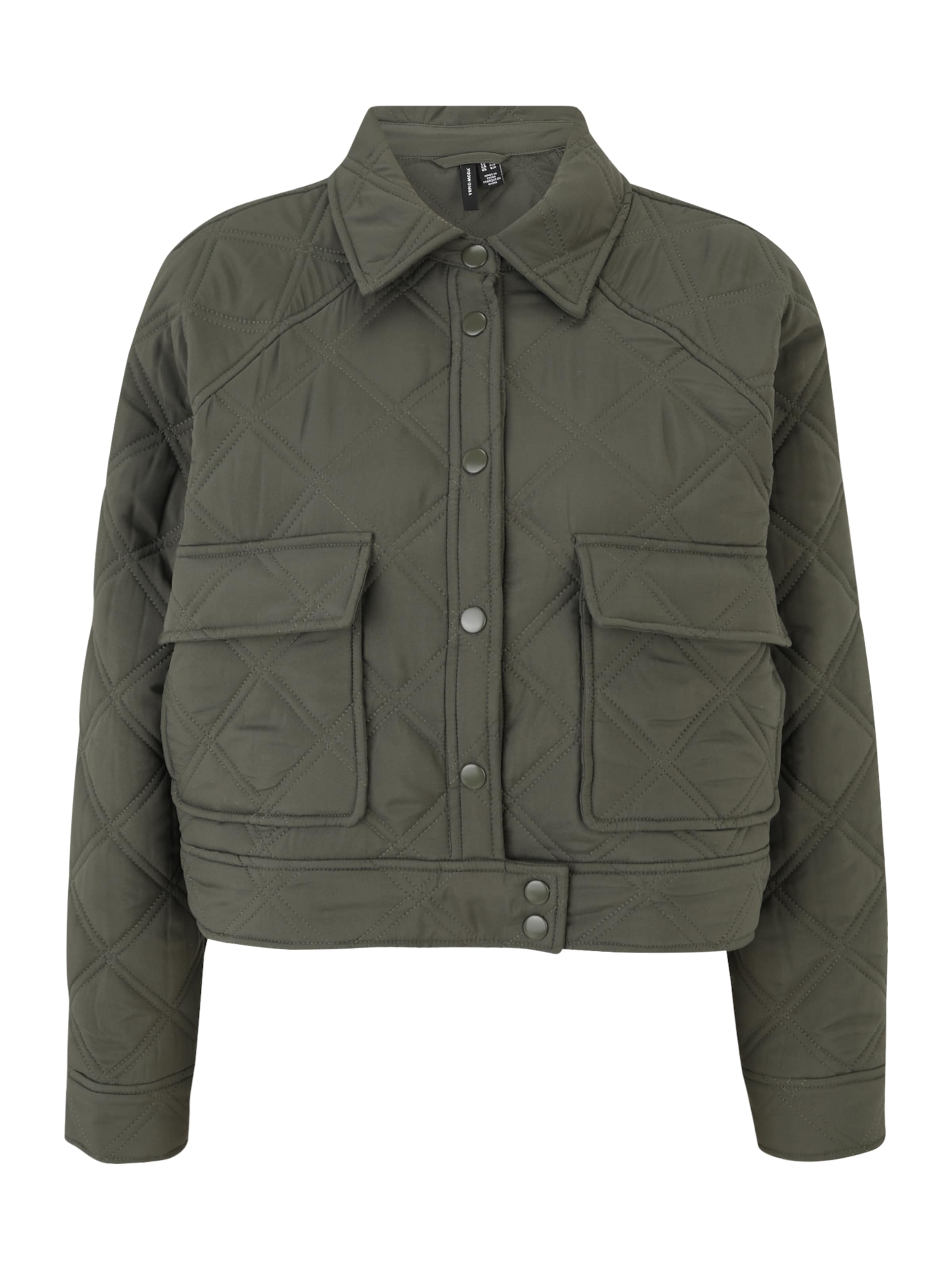 Vero Moda Petite Kevad-sügisjope 'VMVALERIE', värv hall: eest vaates