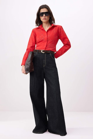 Trendyol - Blusa en rojo: frente