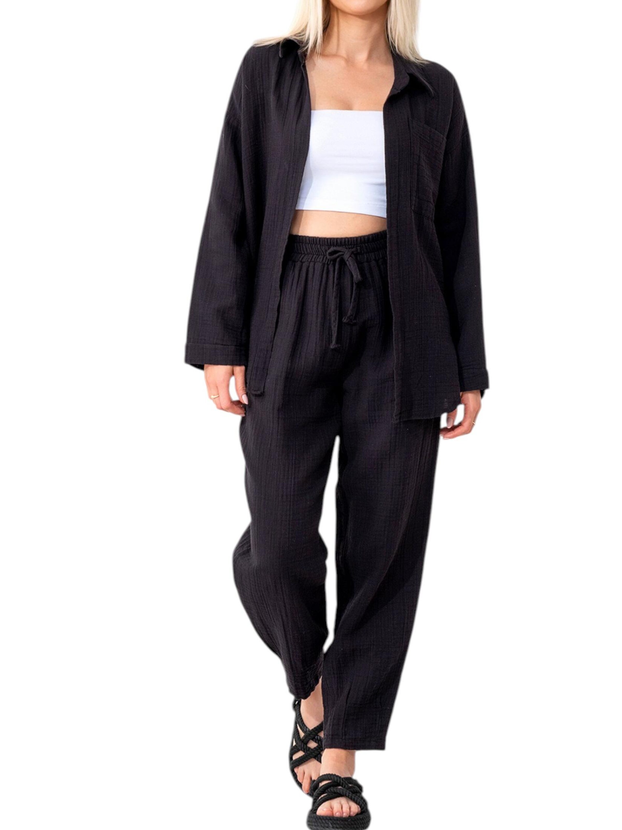 WENOR - Blusa 'NALYA' en negro