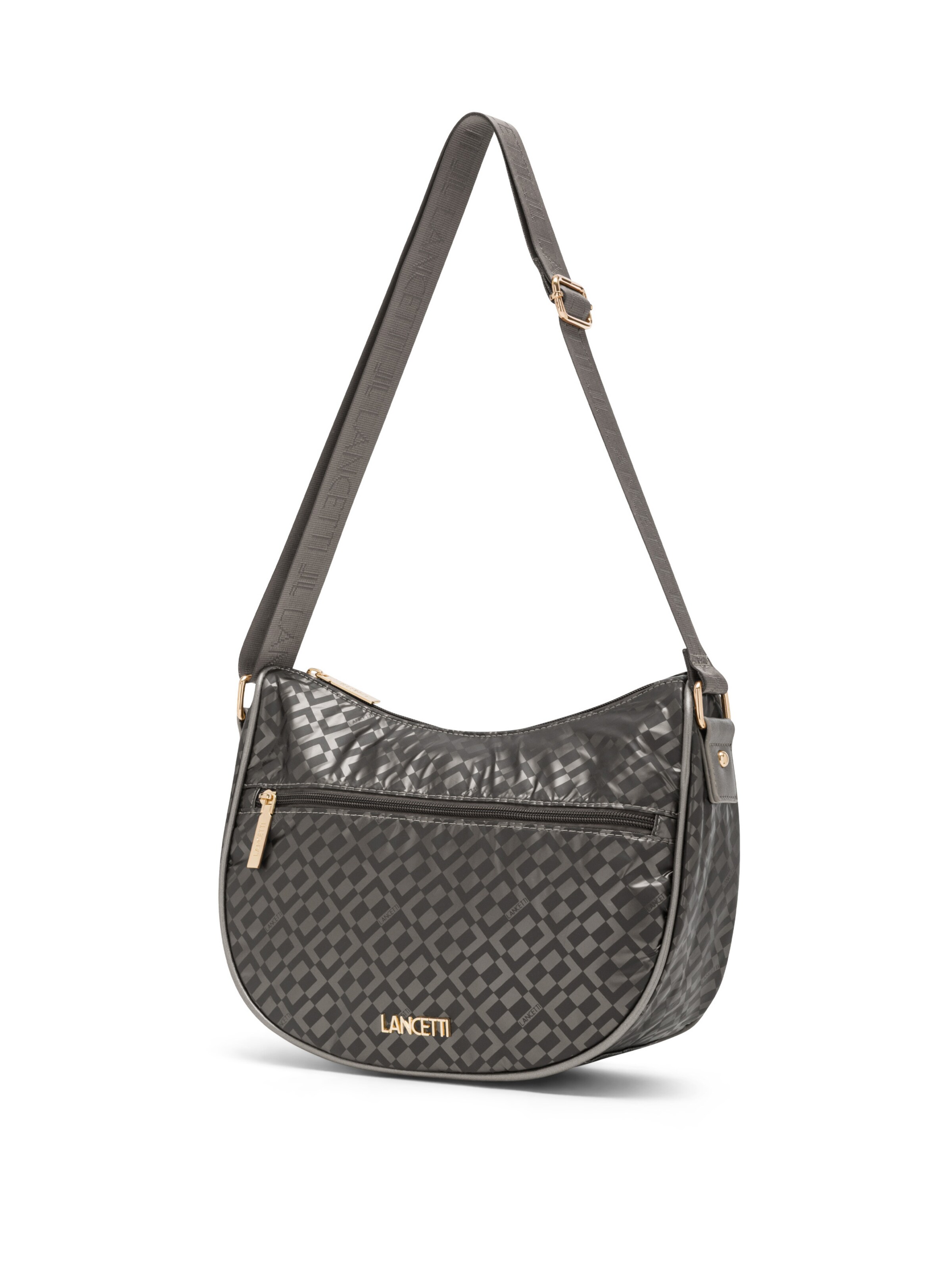 Lancetti Crossbody Bag 'Keith' in Grey