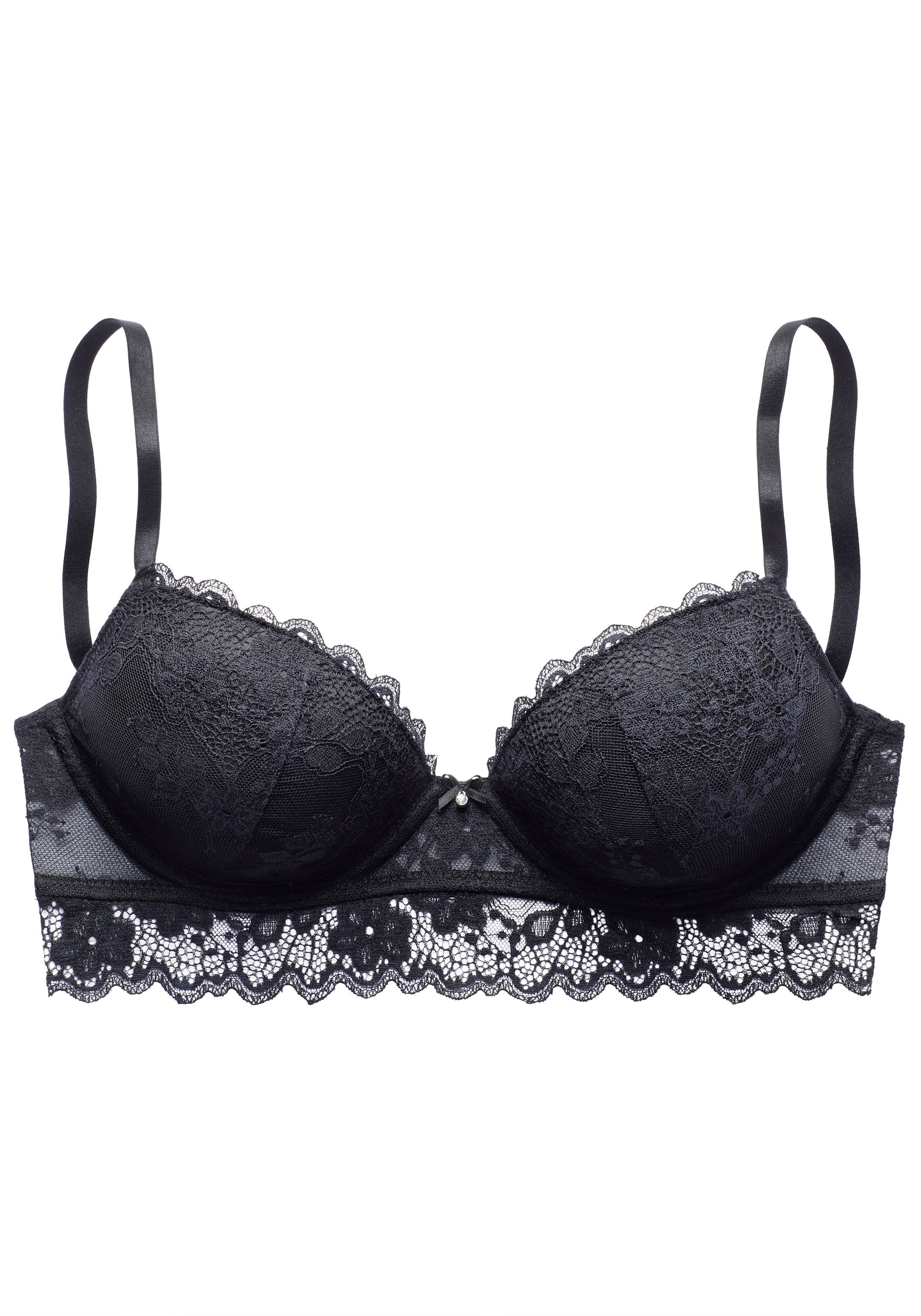 Push-up Reggiseno di VIVANCE in nero: frontale