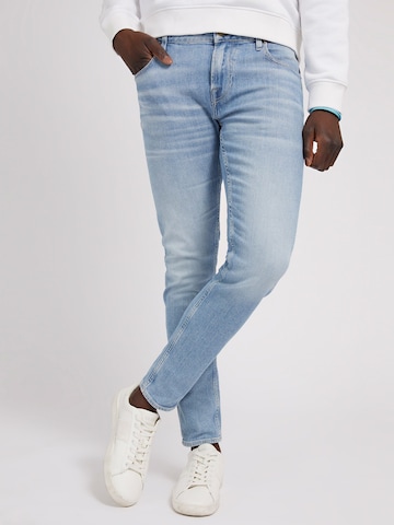 Skinny Jean GUESS en bleu : devant