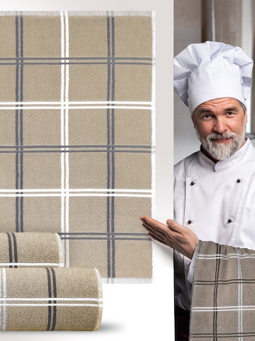 Lashuma Handtuch 'Lyon'‌‌‌‌‌‌ in Beige: Vorderseite