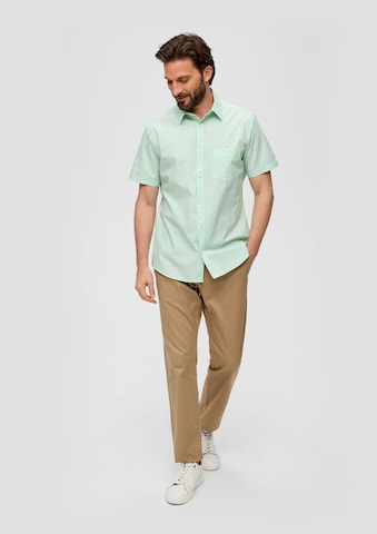 s.Oliver Regular fit Button Up Shirt in Green