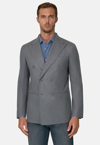 Boggi Milano Regular fit Colbert in Grijs: voorkant