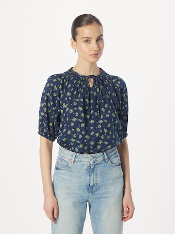 Fransa Blouse 'SANYA' in Blue: front