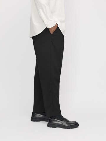 Jack & Jones Plus regular Bukser med fals i sort