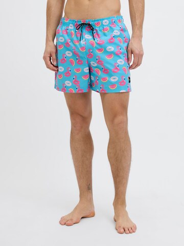 Shorts de bain 'JPSTMaui' JACK & JONES en bleu : devant
