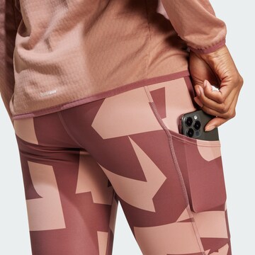ADIDAS TERREX Skinny Sports trousers in Pink
