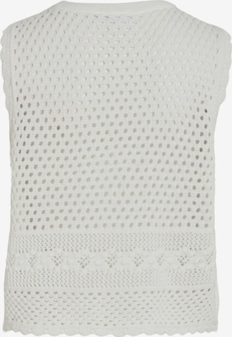 VILA Knitted Vest in Grey