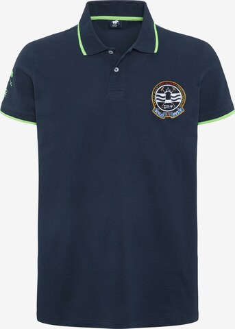 Polo Sylt Shirt in Blue: front