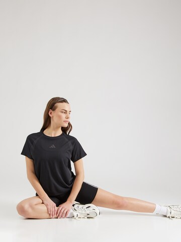 ADIDAS PERFORMANCE Λειτουργικό μπλουζάκι σε μαύρο