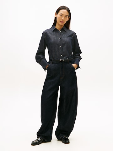 TOMMY HILFIGER Bluse in Blau