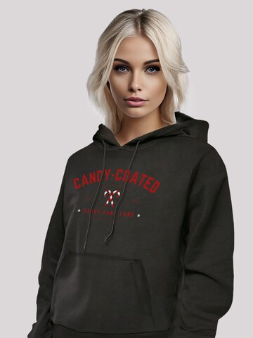 F4NT4STIC Sweatshirt 'Weihnachten Candy Coated Christmas' in Zwart