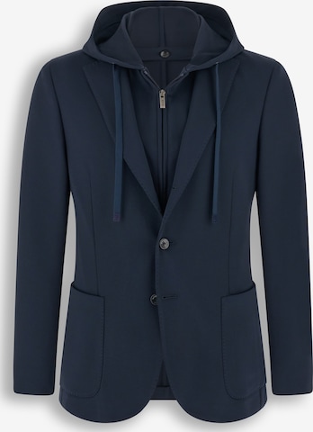 Coupe regular Veste de costume Boggi Milano en bleu : devant