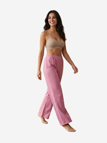 Wide leg Pantaloni sportivi di My fashion in lilla
