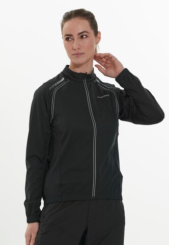 ENDURANCE Athletic Jacket 'Wadie' in Black: front