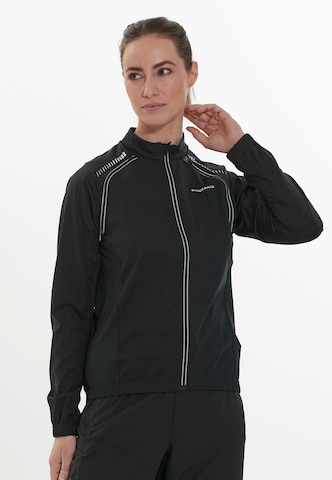 ENDURANCE Athletic Jacket 'Wadie' in Black: front