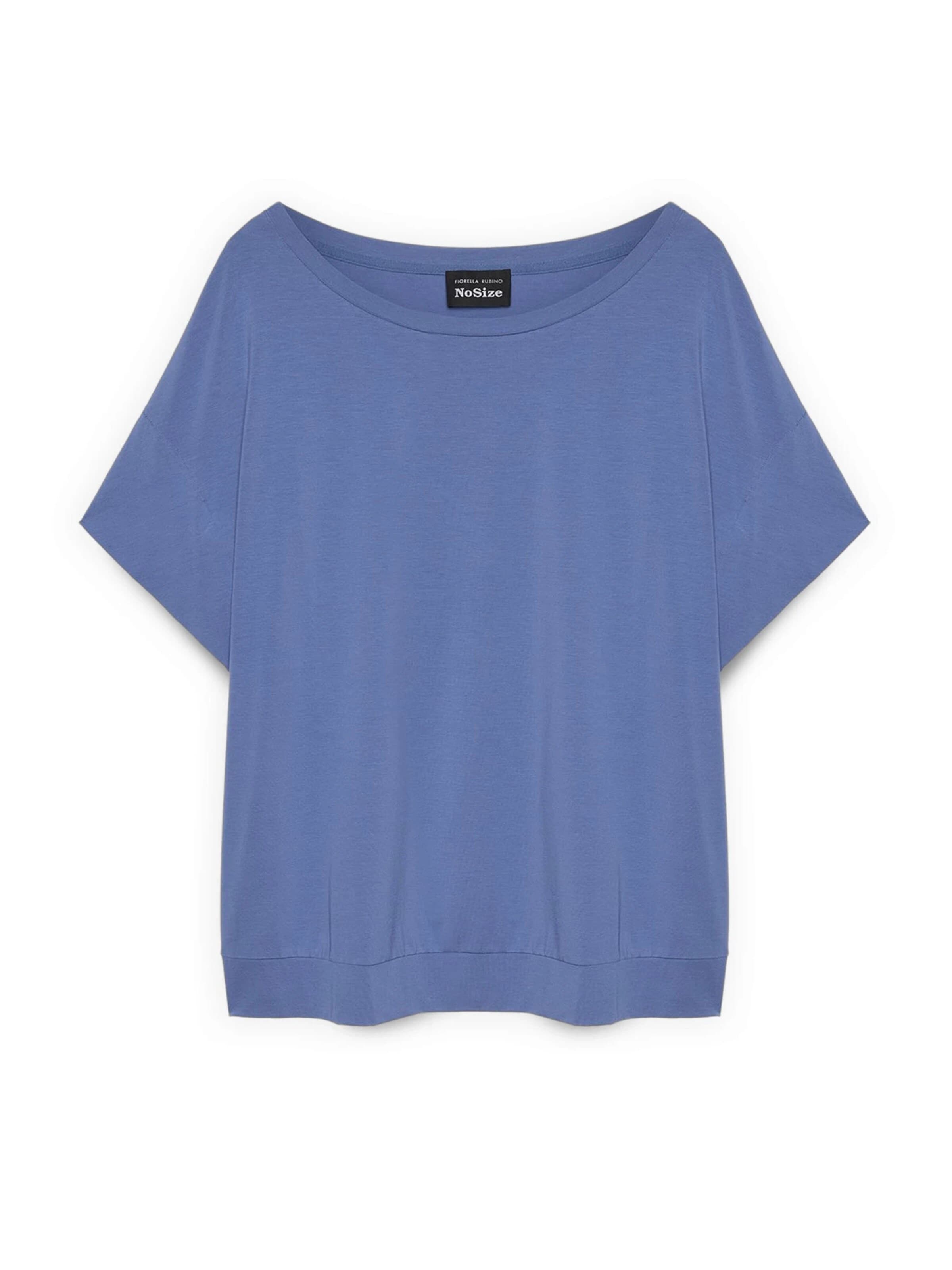 Maglietta di Fiorella Rubino in blu: frontale