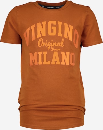 VINGINO Shirt in Bruin: voorkant