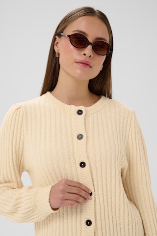 SOAKED IN LUXURY Knit cardigan 'SLAmalie' in Beige