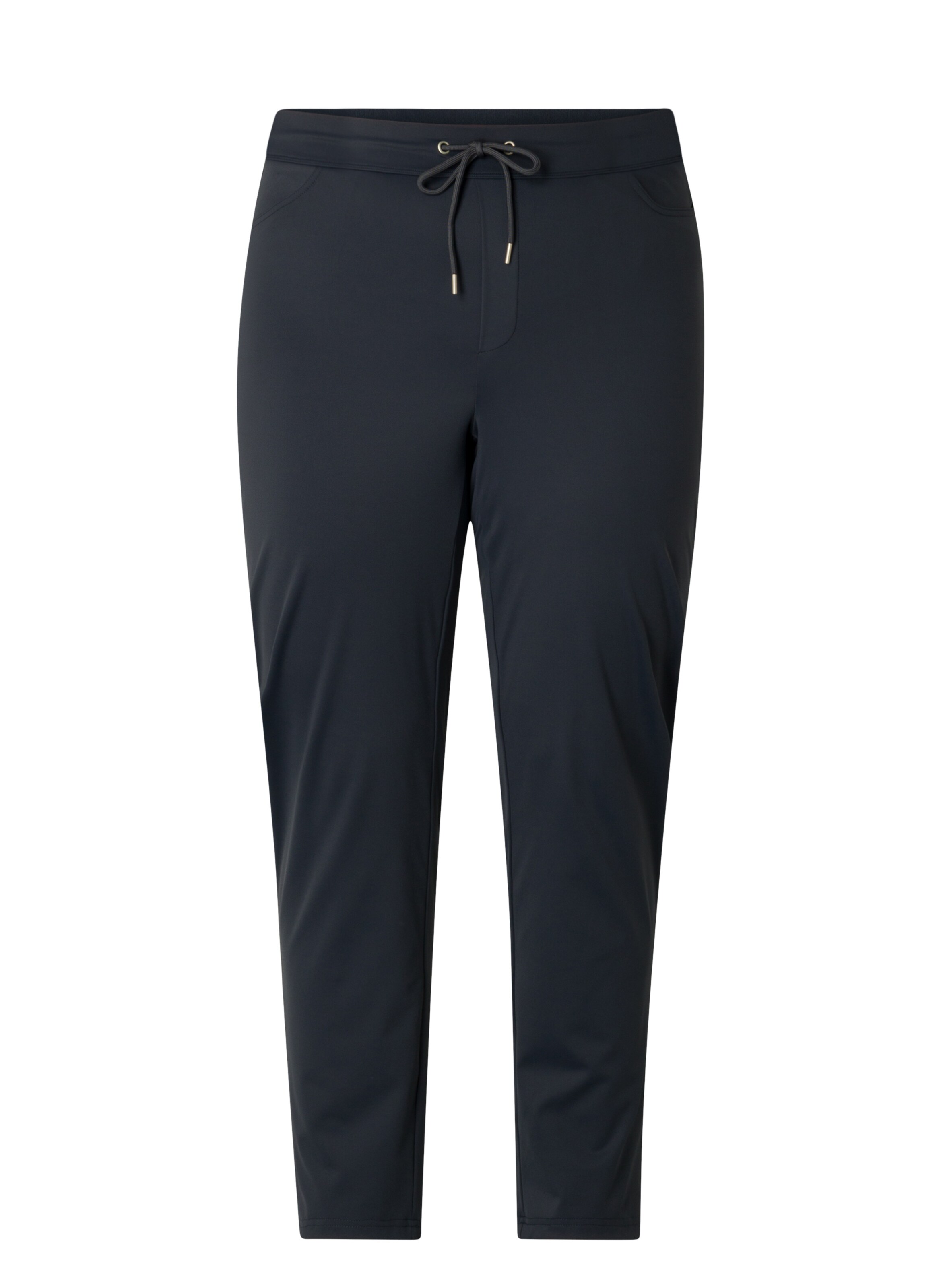 BASE LEVEL CURVY Regular Pants in Blue: front