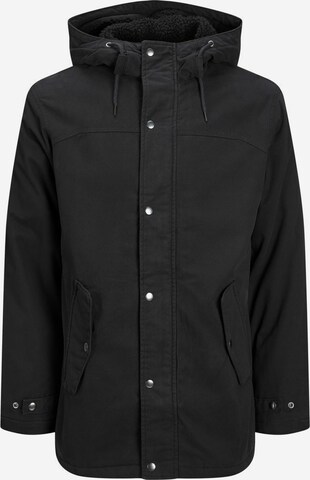 JACK & JONES Tussenparka 'STATE' in Zwart