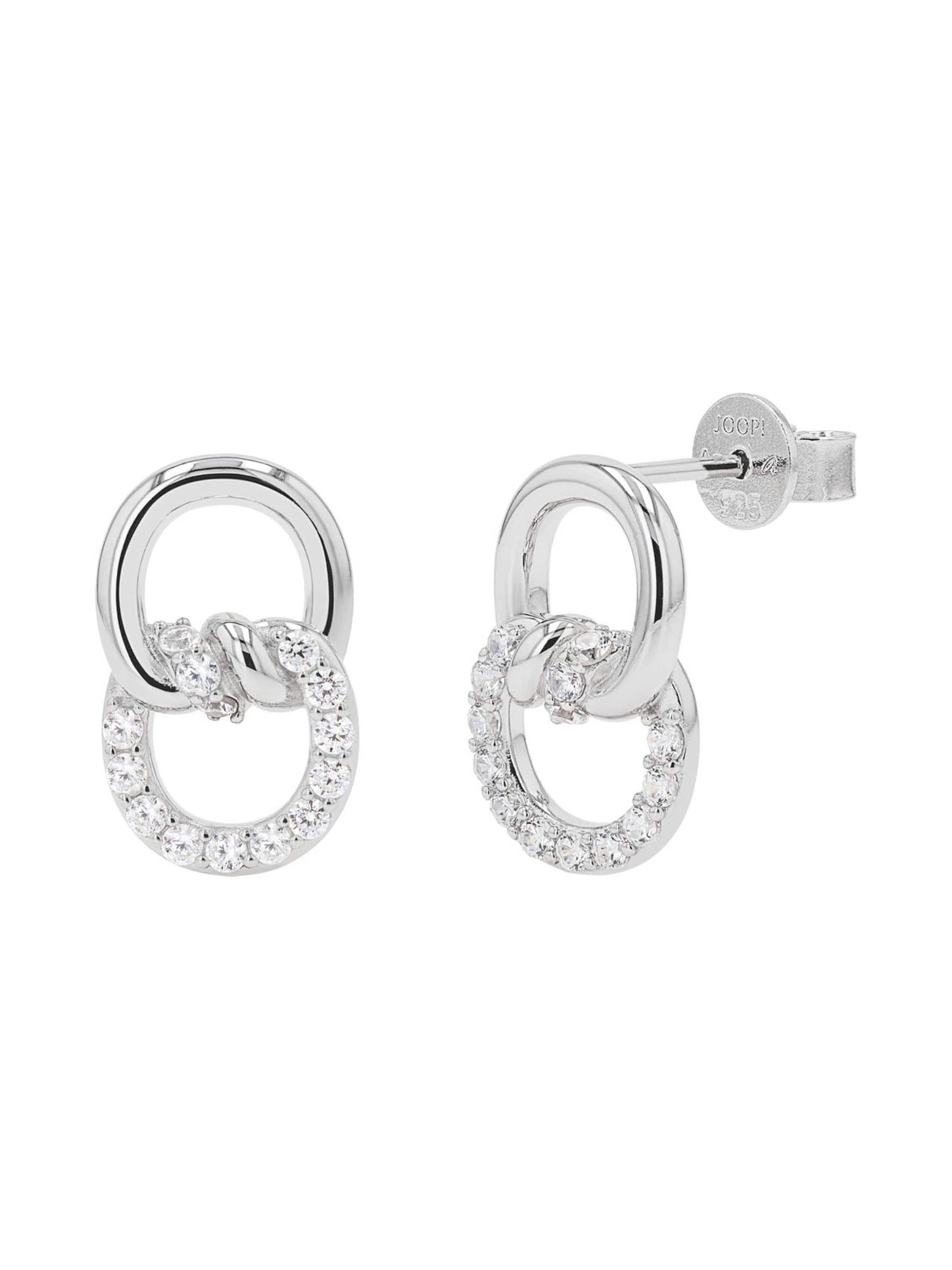 JOOP! Oorbellen in One Size in de kleur Zilver, Productweergave