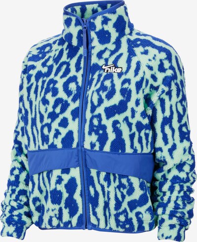 Nike Sportswear Fleecejacke 'Sherpa' in blau, Produktansicht