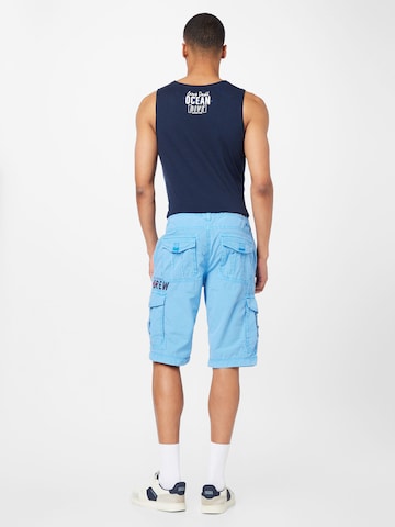 CAMP DAVID Regular Cargobroek in Blauw