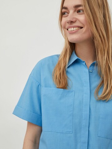 VILA Bluse in Blau