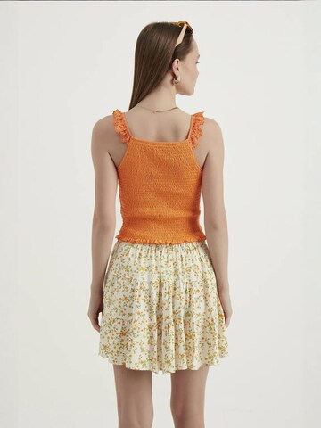 Hiccup Top in Oranje