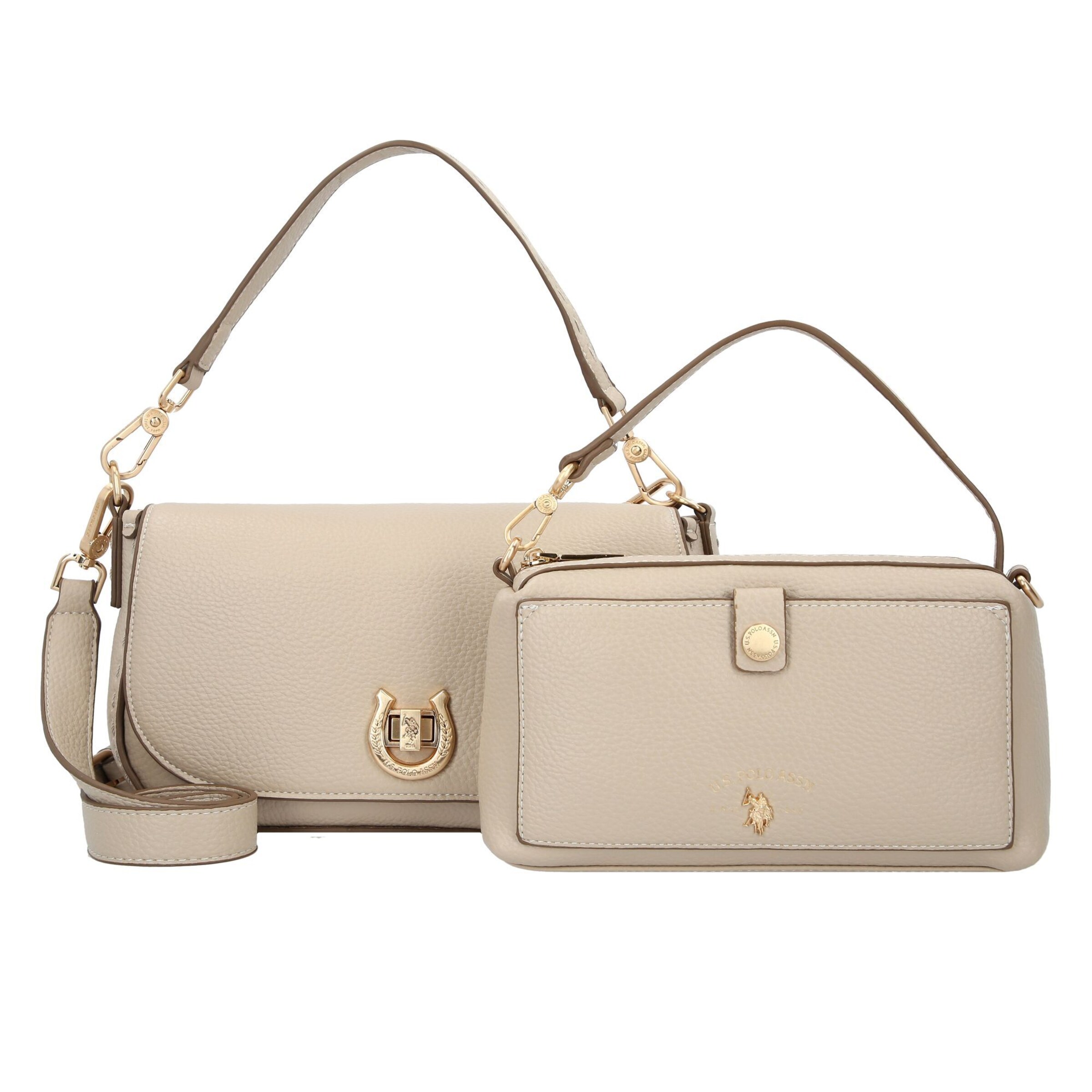 U.S. POLO ASSN. Handtas in Beige