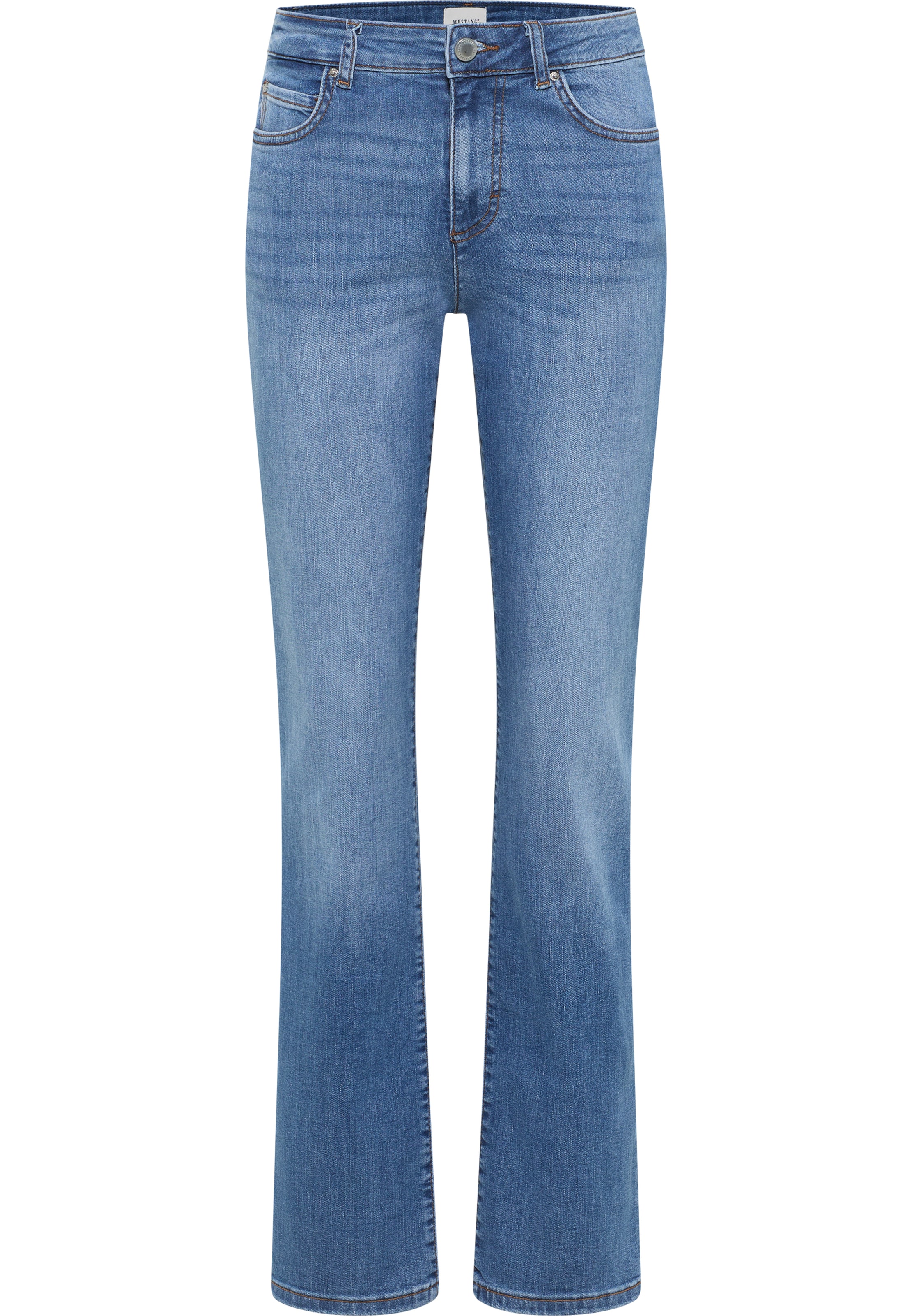 MUSTANG Regular Jeans 'Style Crosby Relaxed Straight' in Blau: Vorderseite