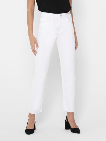 Slimfit Jeans 'Emily' di ONLY in bianco