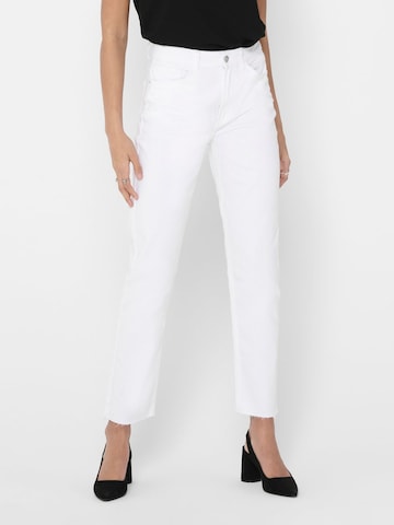 ONLY - Slimfit Calças de ganga 'Emily' em branco