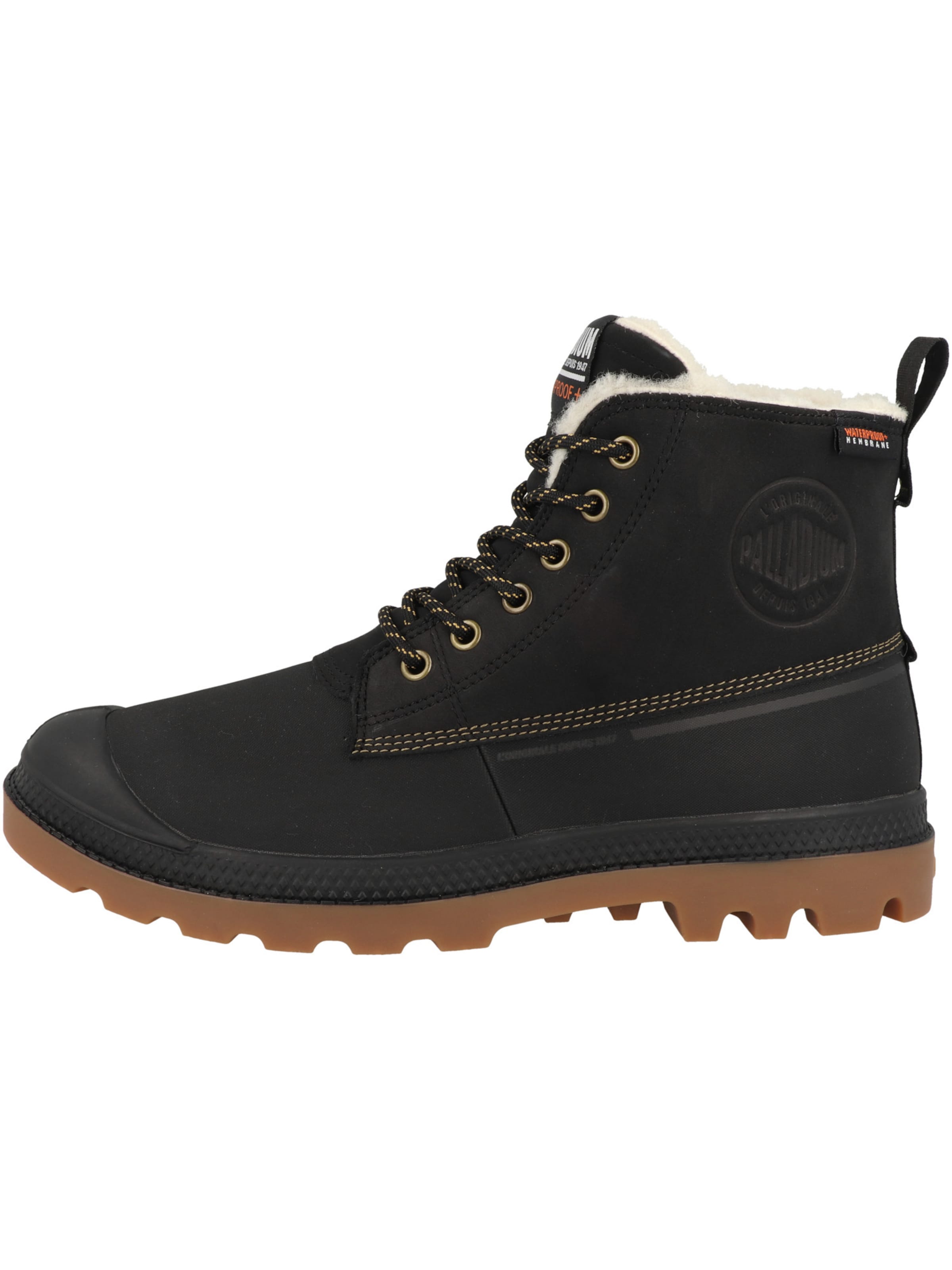 Palladium - Botas ' Pampa Duck ' em preto: frente