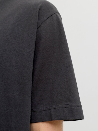 JACK & JONES Shirt 'JORNORREBRO SKYLINE' in S in de kleur Zwart / Wit, Productweergave