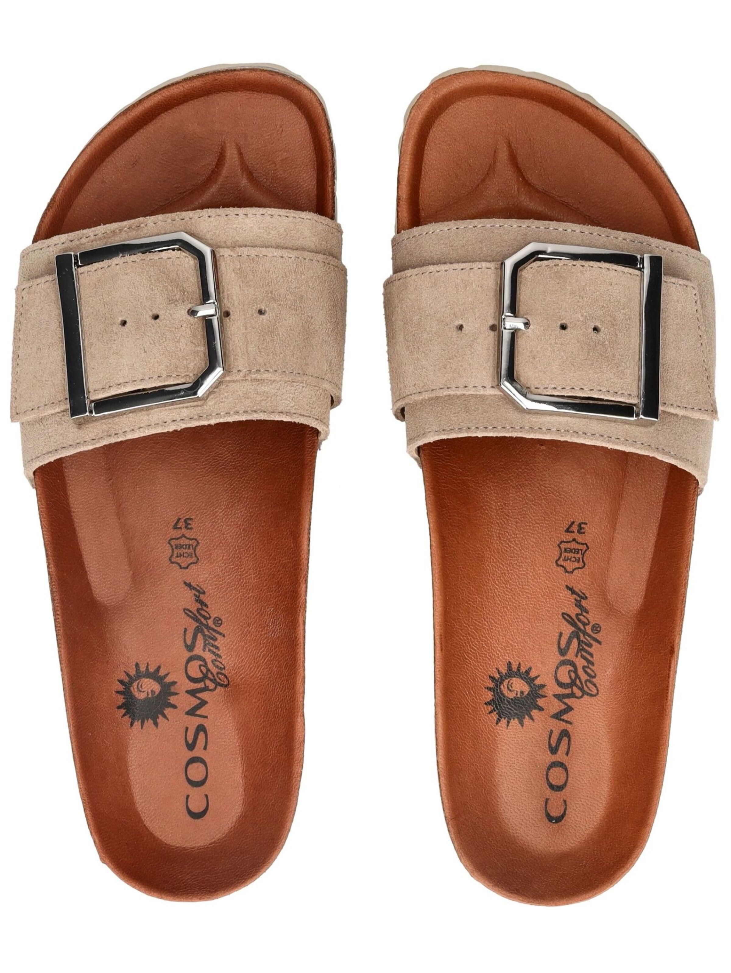 COSMOS COMFORT Muiltjes in Beige