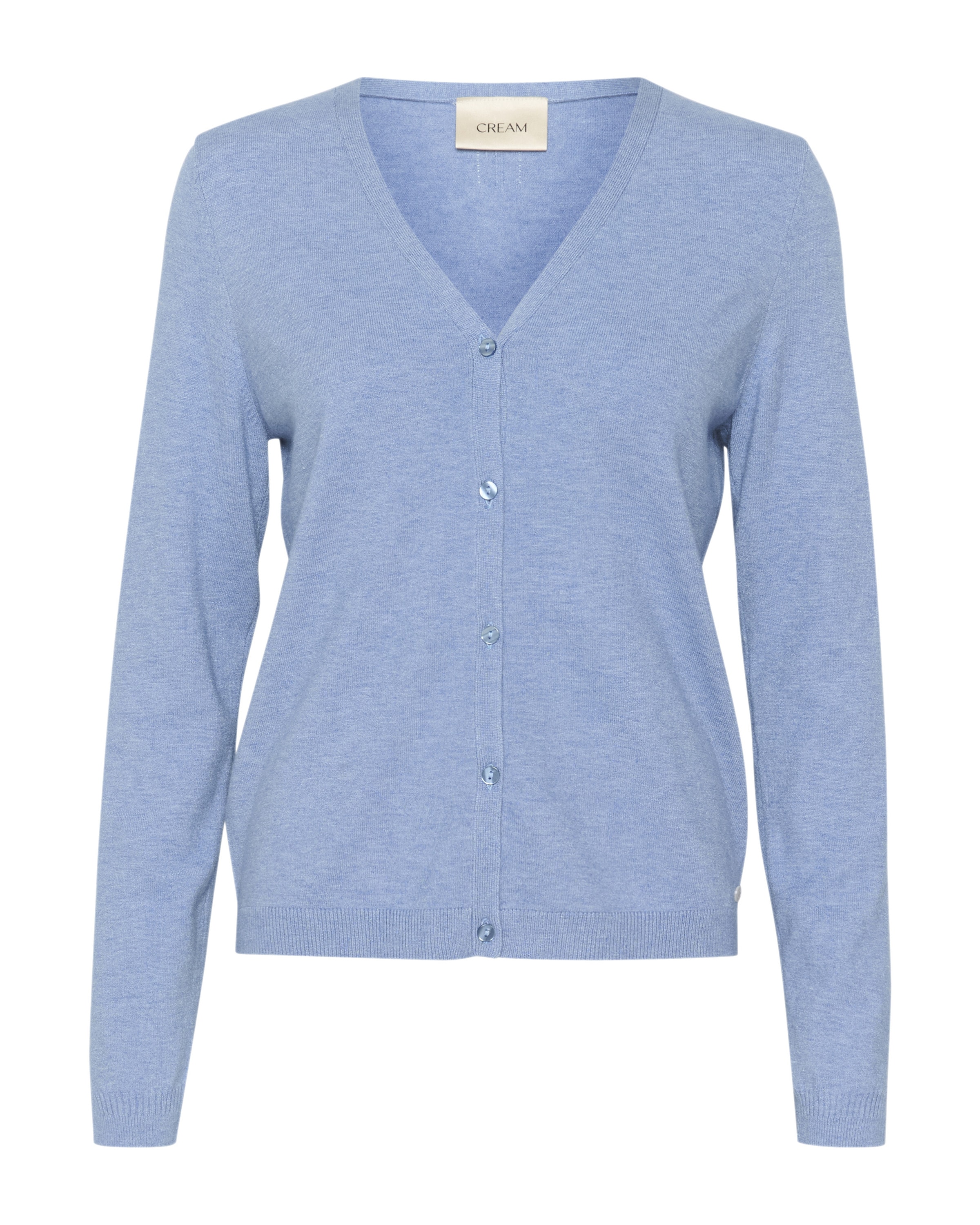 Cream Вязаная кофта 'Dela' в Синий: спереди