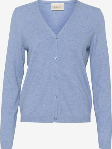 Cardigan 'Dela' Cream en bleu : devant
