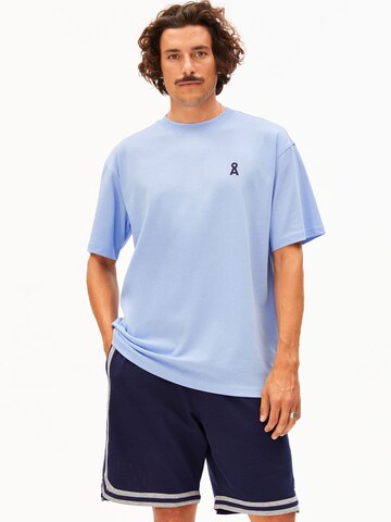 ARMEDANGELS Shirt in Blauw: voorkant