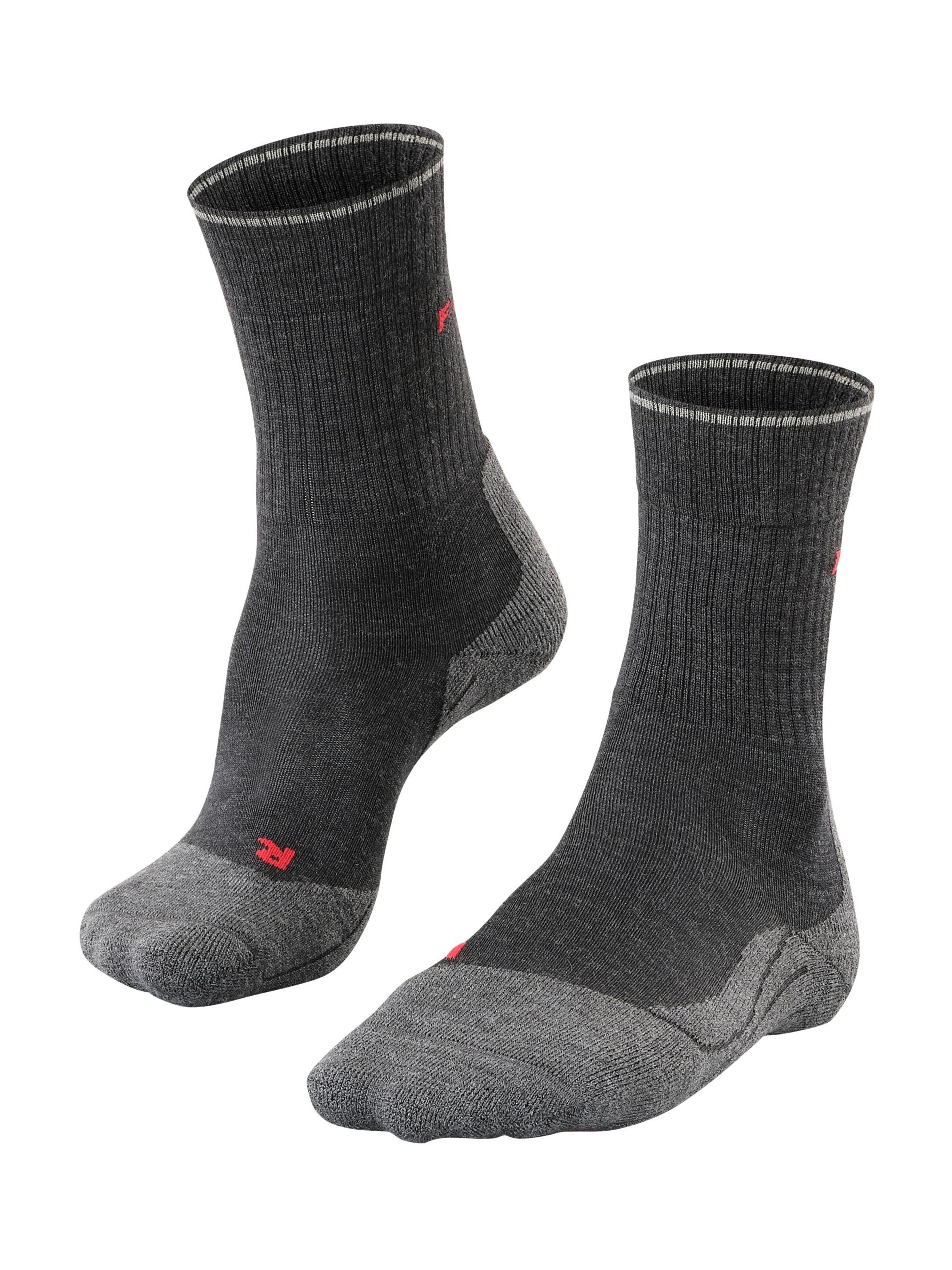 FALKE Athletic Socks 'TK2 Explore Wool Silk' in 37-38 in Anthracite, Item view