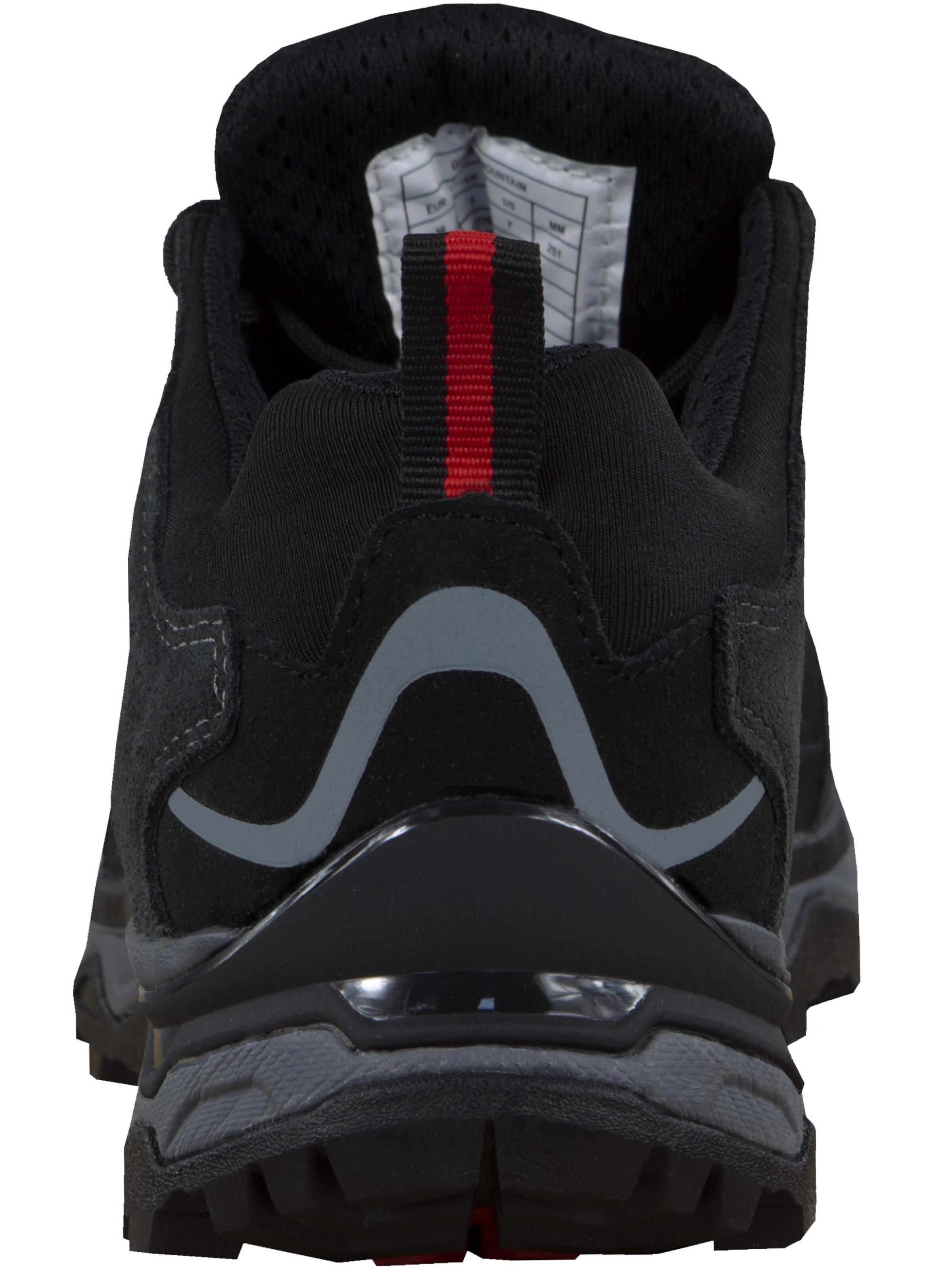 Guggen Mountain Sportlicher Schnürschuh in Schwarz