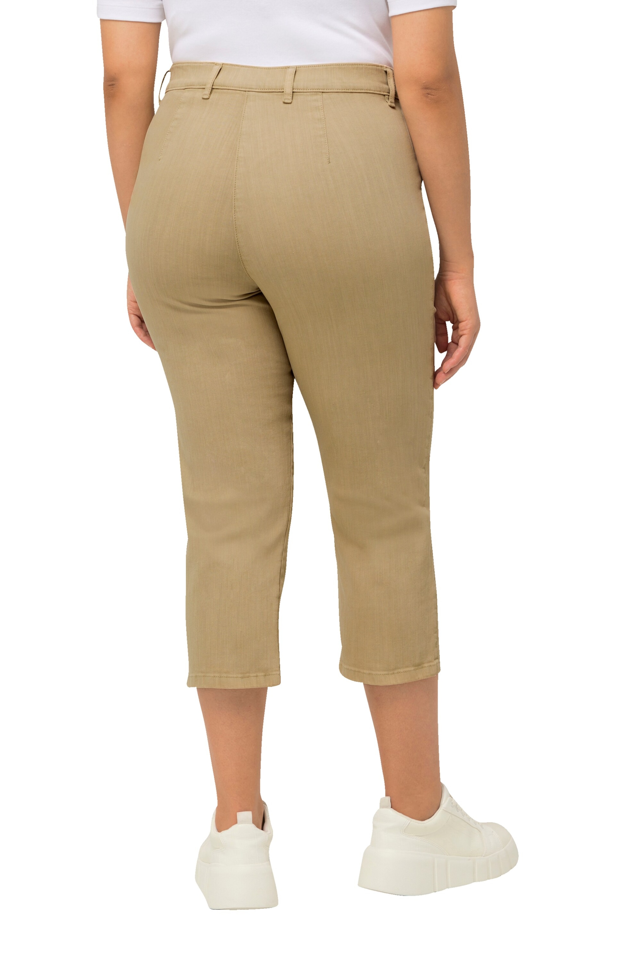 Ulla Popken Regular Broek in Bruin