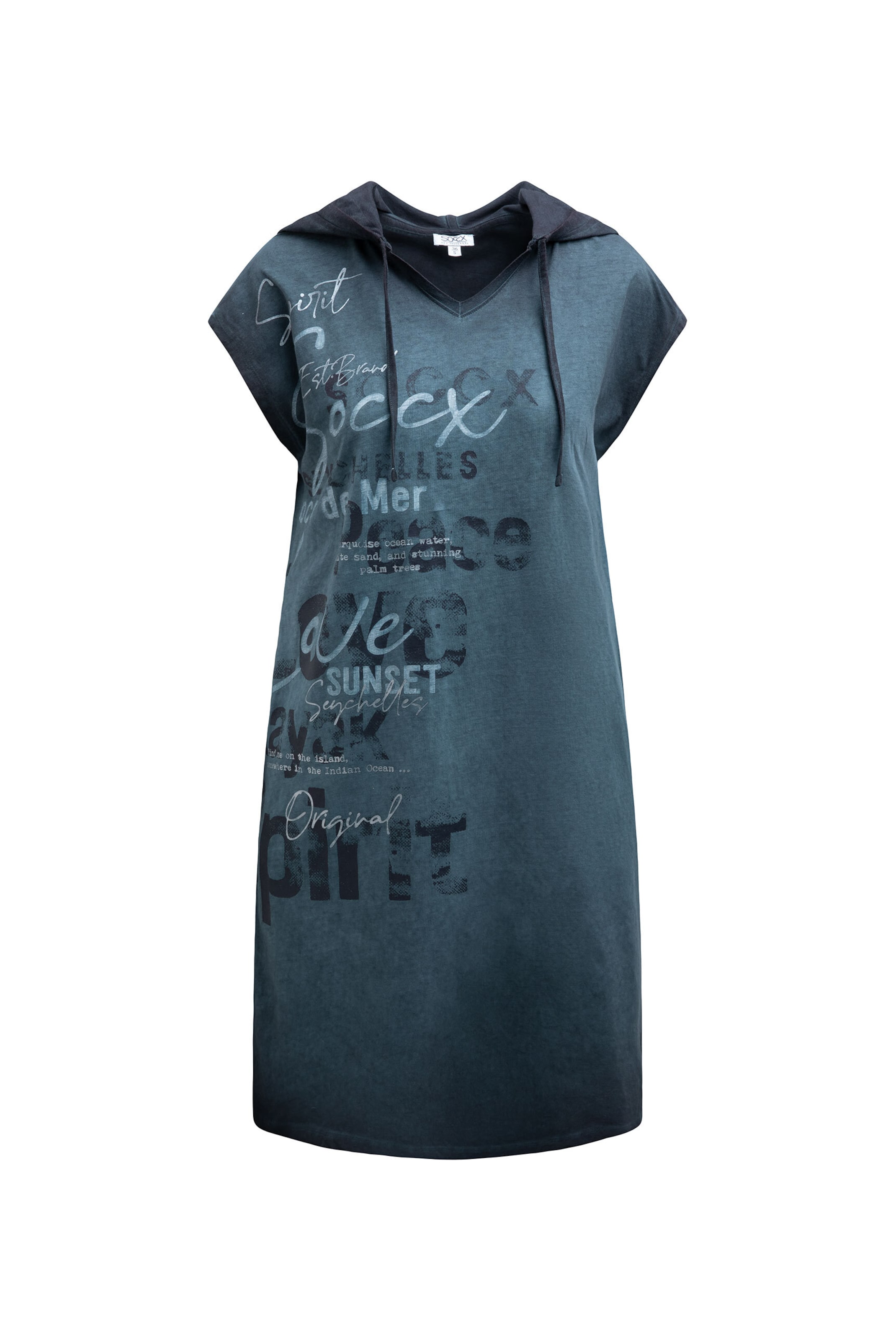 Soccx Summer Dress in Blue: front