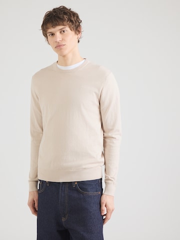 Pullover di Hackett London in beige: frontale