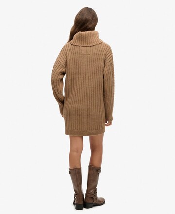 Superdry Knit dress in Brown