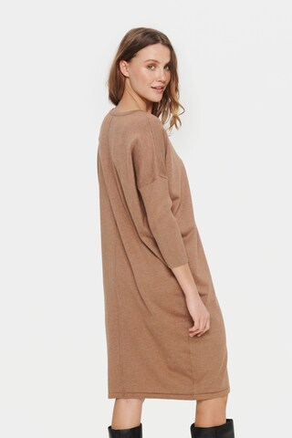 Robes en maille 'Mila' SAINT TROPEZ en marron