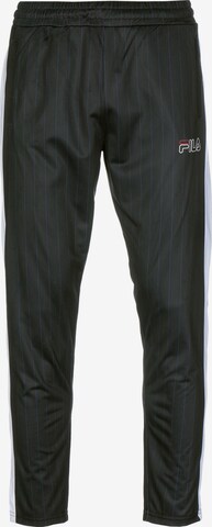 Regular Pantalon de sport FILA en noir : devant